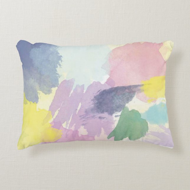 Anpassningsbar, borstad polyesterdekorfärg 16 x 12 prydnadskudde (Framsidan)