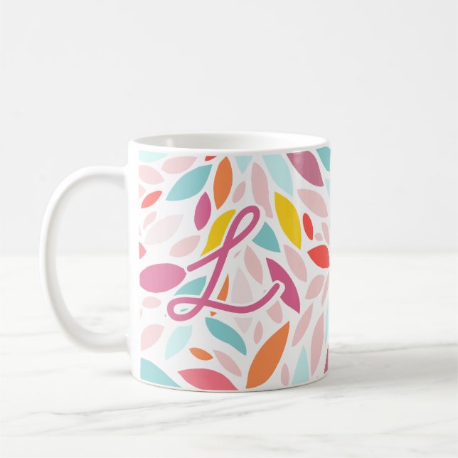 Anpassningsbar Botanisk Personlig Gift Kaffemugg (Vänster)