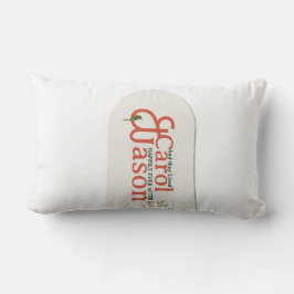 Anpassningsbar Botaniska Bröllop Lumbarkudde