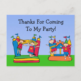 Anpassningsbar Bouni House Birthday Tack Postcard Vykort
