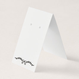 Anpassningsbar Bow Löv självständiga Visning-kort Visitkort