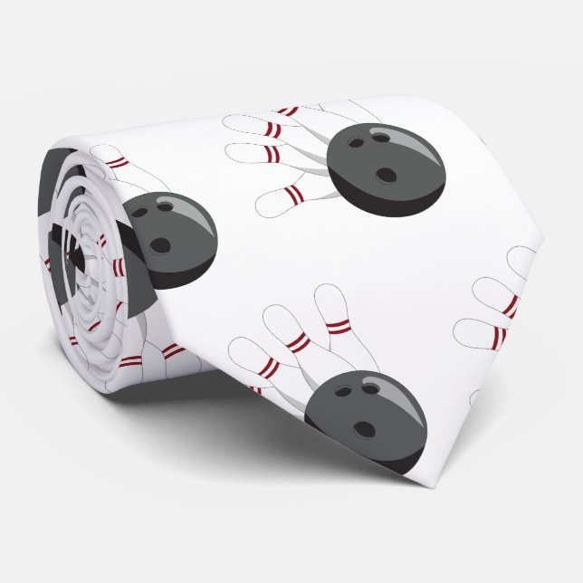 Anpassningsbar Bowling Ball & Stift Mönster Slips (Rullad)