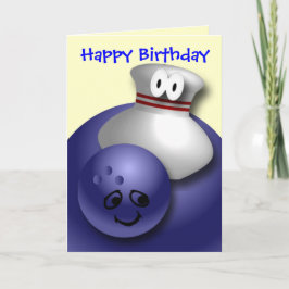Anpassningsbar Bowling Greeting Card Postcards Kort