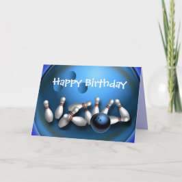 Anpassningsbar Bowling Greeting Cards Kort