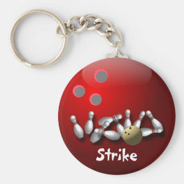 Anpassningsbar Bowling Keychains Gifts Nyckelring