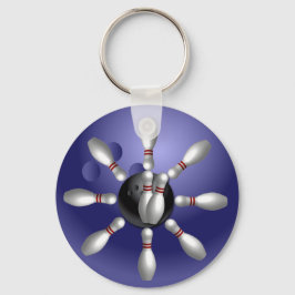 Anpassningsbar Bowling Keychains Gifts Nyckelring