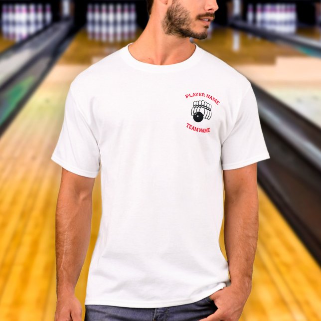 Anpassningsbar Bowling Team T Shirt (Skapare uppladdad)