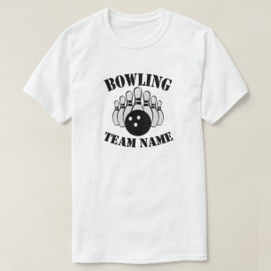 Anpassningsbar Bowling Team T-Shirt