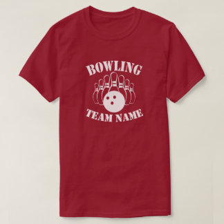 Anpassningsbar Bowling Team T-Shirt