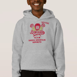Anpassningsbar Box Fält Lacrosse Team Klubb Namn n T Shirt