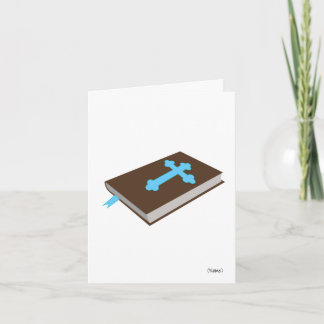 Anpassningsbar Boy First Heliga Communion Card Kort