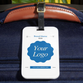 Anpassningsbar Brand Business Company | Modern Log Bagagebricka