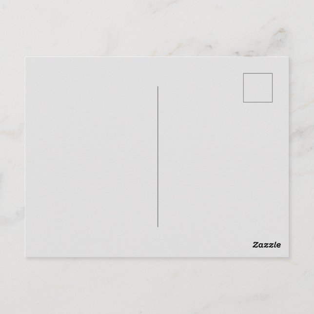 Anpassningsbar Brand Light Grått Bild-Perfekt Stan Vykort (Baksida)