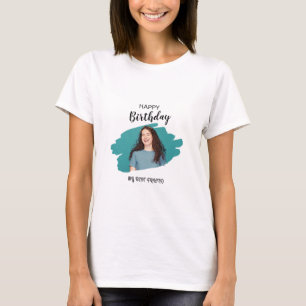 Anpassningsbar Branded Aesthetic Grattis på födels T Shirt