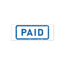 Anpassningsbar Branded BETALAT Basic Office eller Självfärgande Stämpel