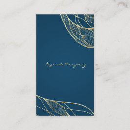 Anpassningsbar Branded Blue Simple Affärskort Visitkort