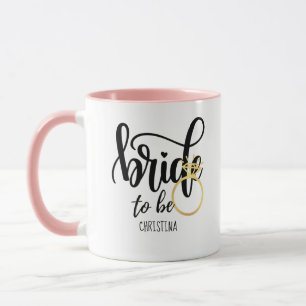 Anpassningsbar Branded Bride to be Bachelorette Mö Mugg