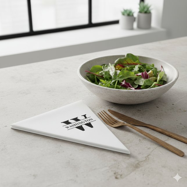 Anpassningsbar Branded Bröllop Gift Personlig Napk Pappersservett (Skapare uppladdad)