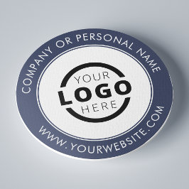 Anpassningsbar Branded Business Logotyp Promoted B Underlägg Papper Rund