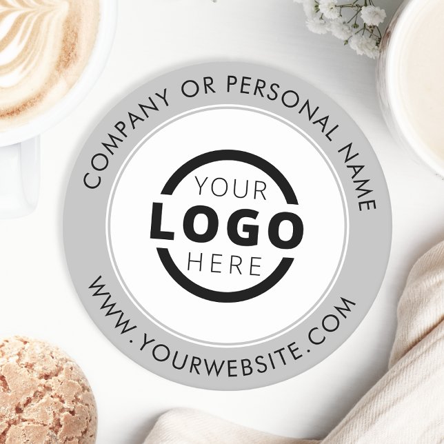 Anpassningsbar Branded Business Logotyp Promotiona Underlägg Papper Rund (Skapare uppladdad)