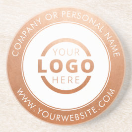 Anpassningsbar Branded Business Logotyp Ro Guld Pr Underlägg
