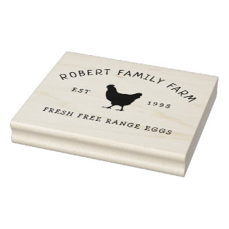 Anpassningsbar Branded Family Farm | Ägg Carton Fr Stämpel