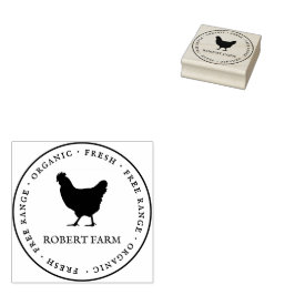 Anpassningsbar Branded Family Farm Chicken Egg Car Stämpel