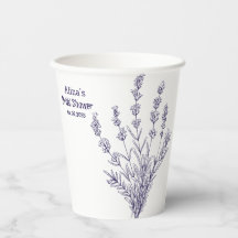 Anpassningsbar Branded Fransk lavender-blommor Pap