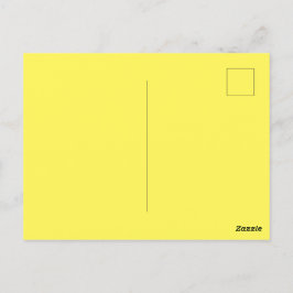 Anpassningsbar Branded Gult Bild-Perfekt Standard Vykort