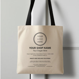 Anpassningsbar Branded Logotyp Promoting Business Tygkasse