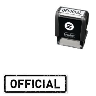 Anpassningsbar Branded OFFICIELL Grundläggande k Självfärgande Stämpel