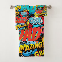 Anpassningsbar Branded PAPPA Gift - Tecknad Superh