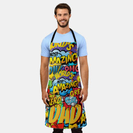 Anpassningsbar Branded PAPPA Gift - Tecknad Superh