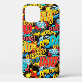 Anpassningsbar Branded PAPPA Gift - Tecknad Superh