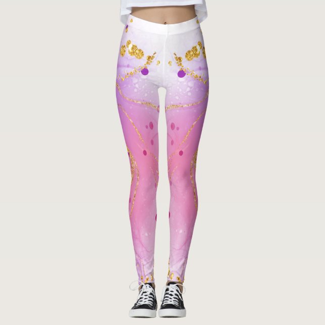 Anpassningsbar Branded Player Anpassningsbar High- Leggings (Framsida)