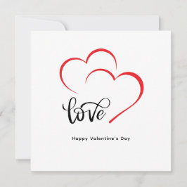 Anpassningsbar Branded Red Black Minimalist Alla h Inbjudningar