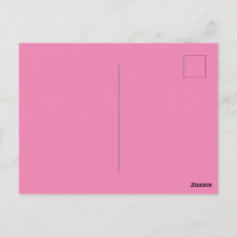 Anpassningsbar Branded Rosa Bild-Perfekt Standard Vykort