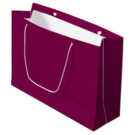 Anpassningsbar Branded White Gift Bag | Stor glans