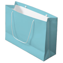 Anpassningsbar Branded White Gift Bag | Stor glans