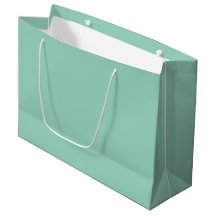 Anpassningsbar Branded White Gift Bag | Stor glans