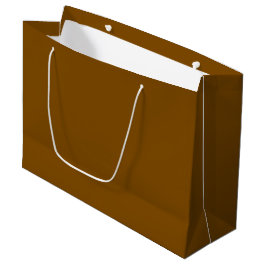 Anpassningsbar Branded White Gift Bag | Stor glans