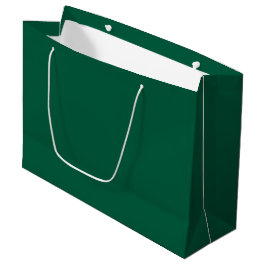 Anpassningsbar Branded White Gift Bag | Stor glans