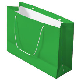 Anpassningsbar Branded White Gift Bag | Stor glans