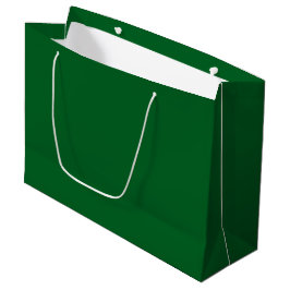 Anpassningsbar Branded White Gift Bag | Stor glans