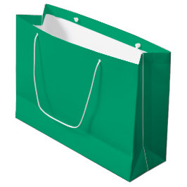 Anpassningsbar Branded White Gift Bag | Stor glans