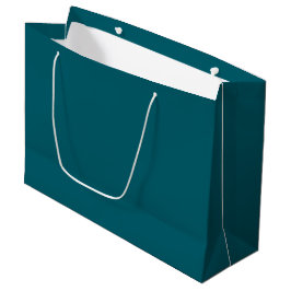 Anpassningsbar Branded White Gift Bag | Stor glans
