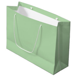 Anpassningsbar Branded White Gift Bag | Stor glans
