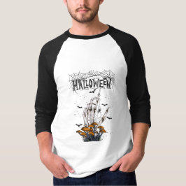 Anpassningsbar Branded White Modern Halloween T-Sh T Shirt