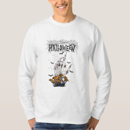 Anpassningsbar Branded White Modern Halloween T-Sh T Shirt