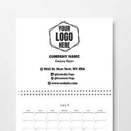 Anpassningsbar Branding Company Branded Business Kalender